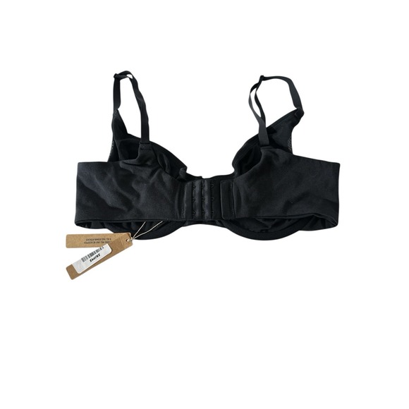 New Skims Cotton Jersey T‎ Shirt Bra Size 34DDDD Onyx Intimates - Picture 2 of 7